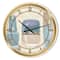 Designart 'Glam Cosmetics Blue Accessories Glam Wall Clock